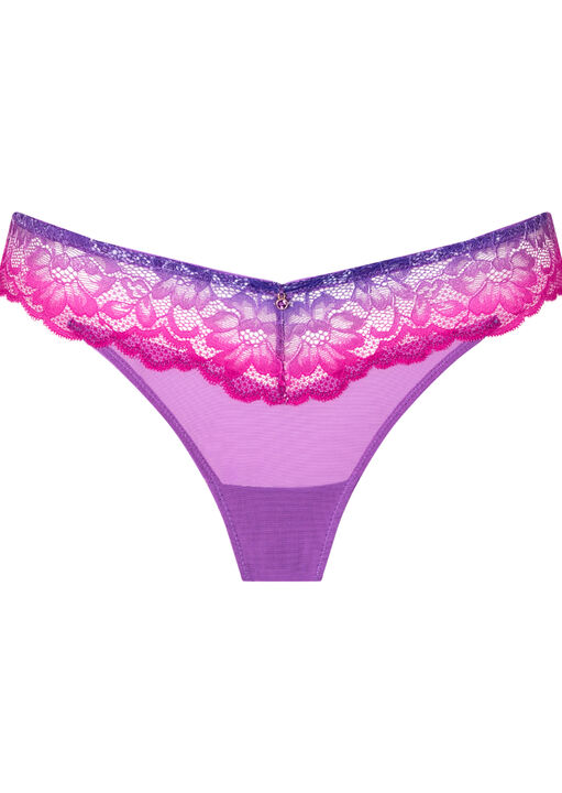 Sexy Lace Ombre Thong image number 5.0