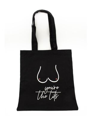 You're The Tits Black Tote Bag