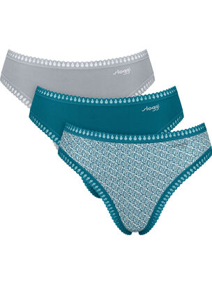 Go Crush 3 Pack High Leg Brief - Green