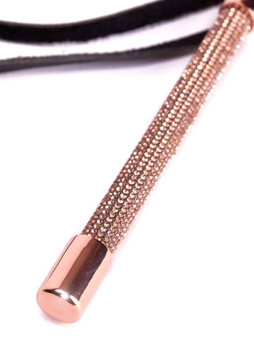 Parlour Faux Leather Diamante Crop image number 2.0