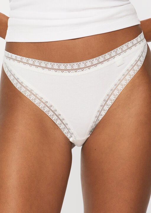 3 Pack Cotton Thong image number 2.0