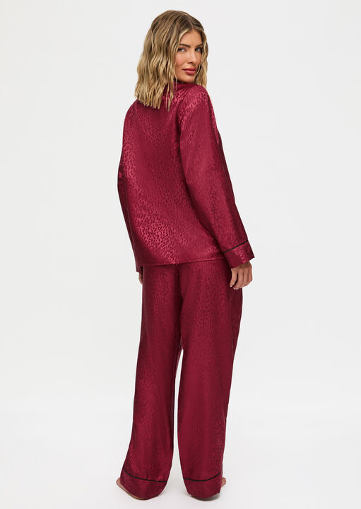 Signature Satin Long Pyjama Set image number 4.0