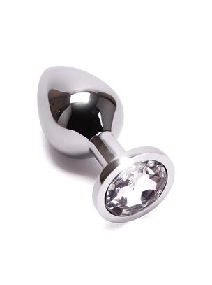 Medium Jewelled Metal Butt Plug