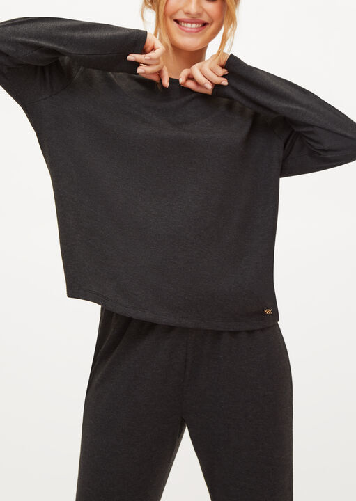 Marie Brushed Long-Sleeve Top image number 1.0