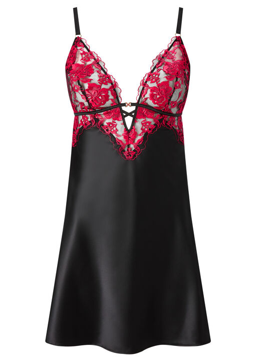 Endless Attraction Satin Chemise Lingerie image number 5.0