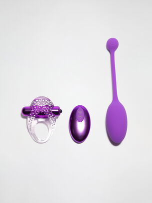 Playful Pleasures Silicone 4-Piece Couples Toy Gift Set