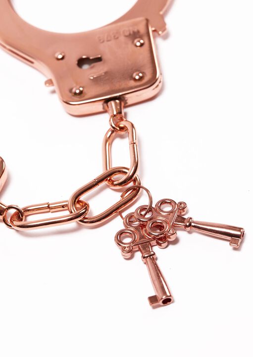 Signature Rose Gold Metal Handcuffs image number 3.0