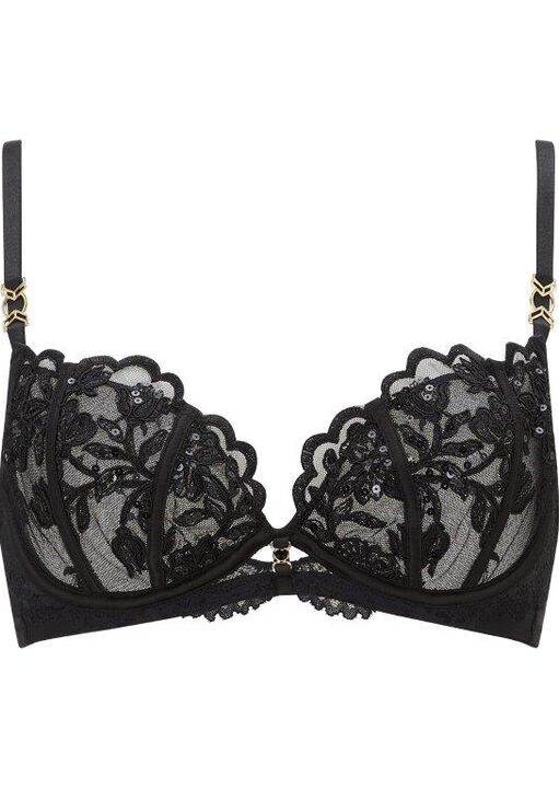 The Icon Non Pad Plunge Bra image number 4.0
