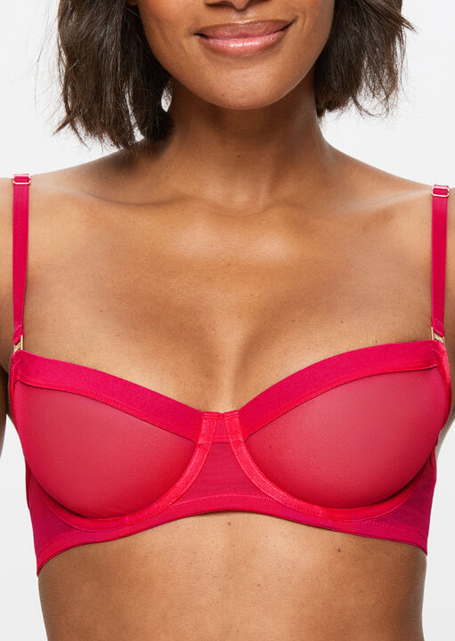 Zadie Non Pad Balcony Bra image number 1.0