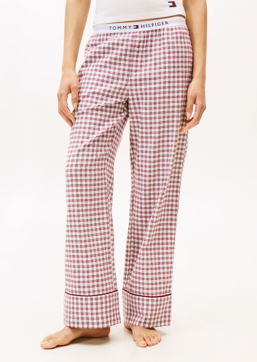 Holiday Flannel Wide Leg Pant image number 0.0