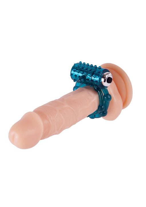 Textured Vibrating Cock and Ball Ring image number 3.0