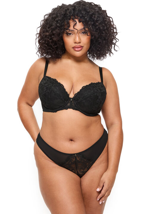 Sexy Lace Padded Plunge Bra 2 Pack image number 7.0