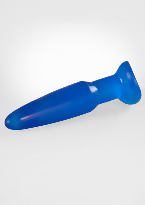 Booty Blue Beginners Butt Plug with Suction Cup Base image number 1.0