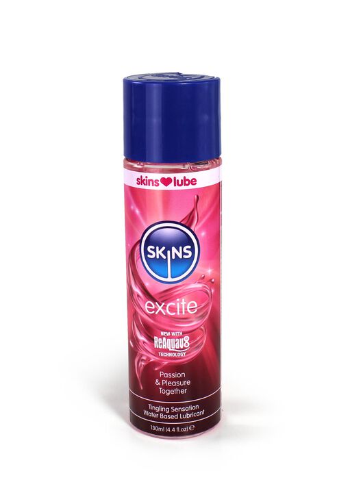 Skins Excite Tingling Water-Based Lubricant - 130ml image number 0.0