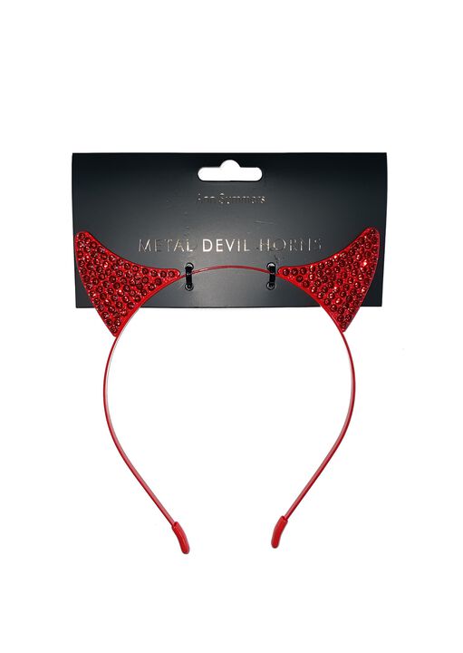 Headband with Devil Horns image number 3.0