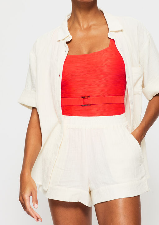 Swim Crinkle Swimsuit image number 6.0