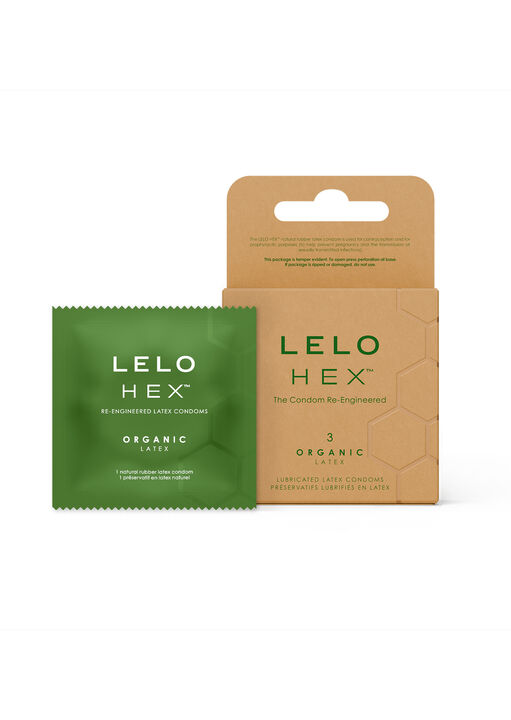 LELO Hex Condoms Organic - 3 Pack image number 5.0