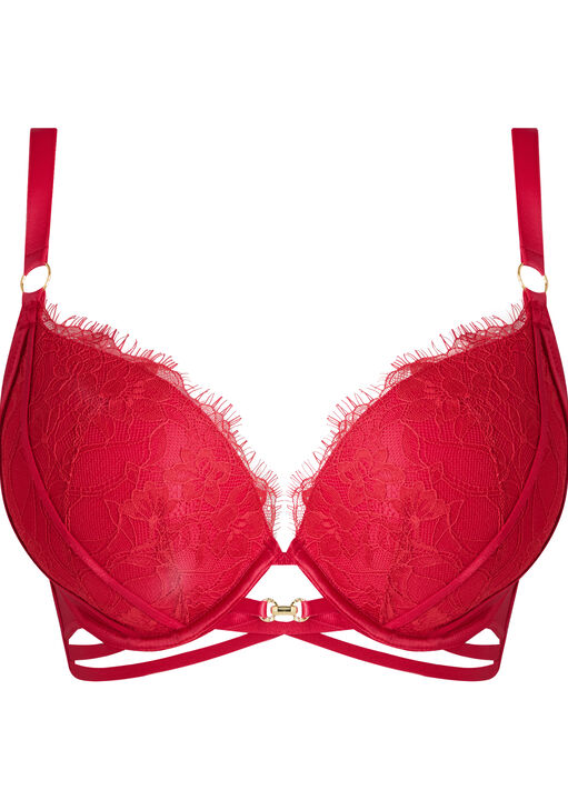 Dark Fantasy Padded Plunge Bra image number 9.0