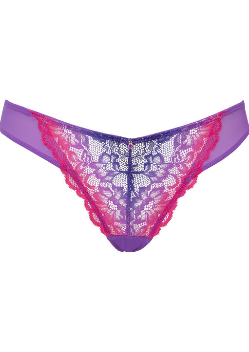 Sexy Lace Ombre Brazilian Knickers image number 6.0