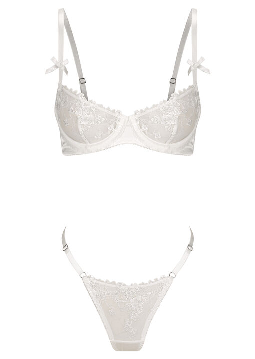 Mandy Non Pad Plunge Bra image number 3.0