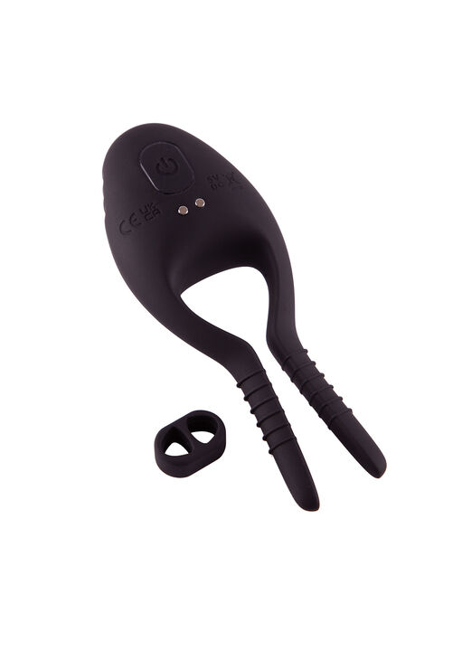 Adjustable Vibrating Silicone Cock Ring image number 5.0