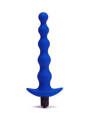 Silicone Vibrating Graduated Anal Beads with Removable Bullet