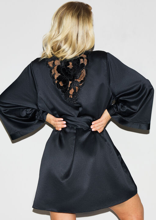Delphine Satin Robe image number 5.0