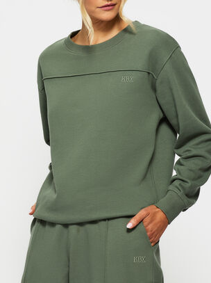 Jessica Sweat Jumper - Dark Green