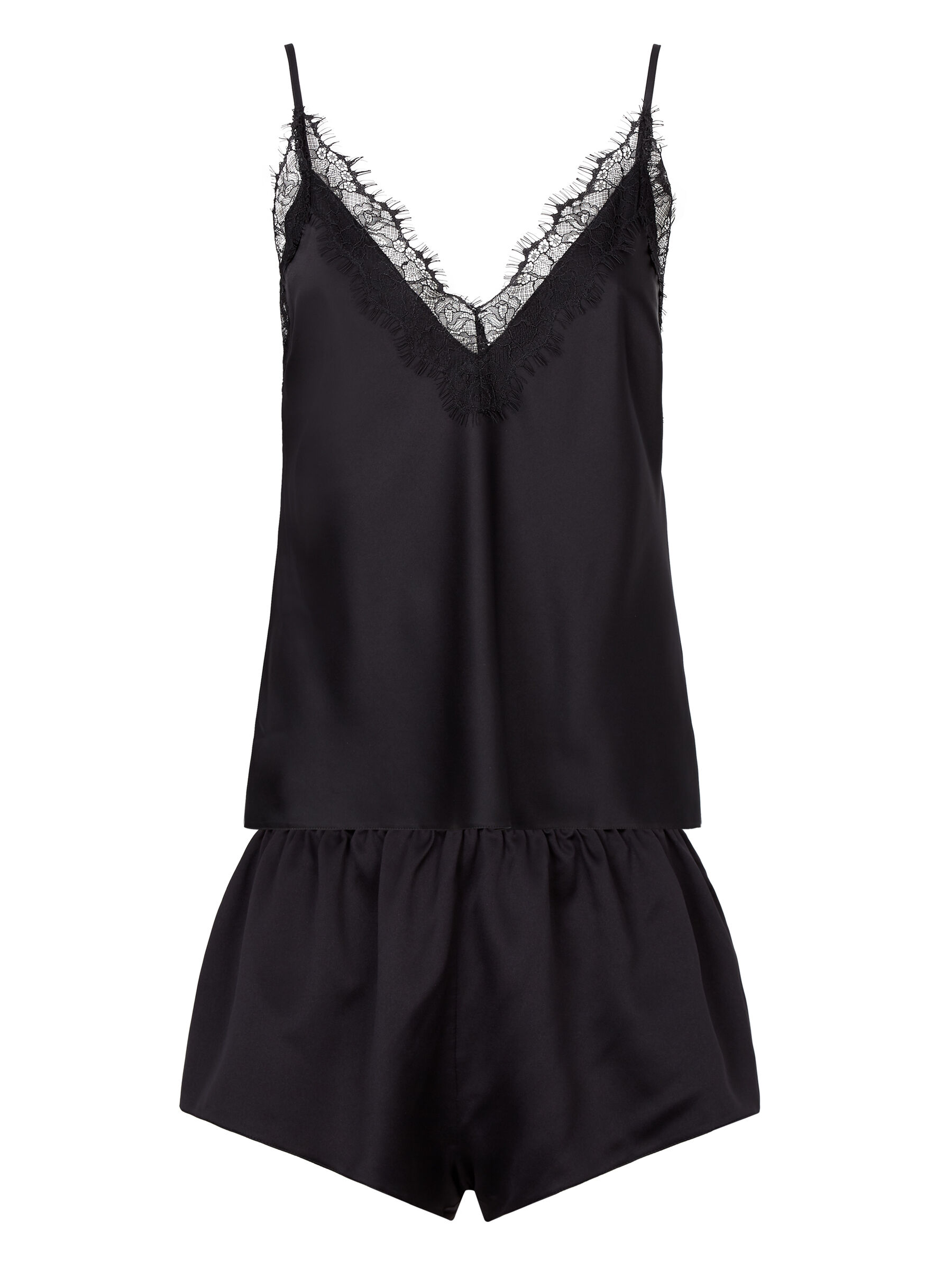 Black cami set hotsell