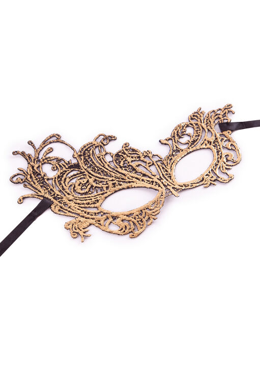 Guipure Lace Reversible Masquerade Eyemask image number 6.0