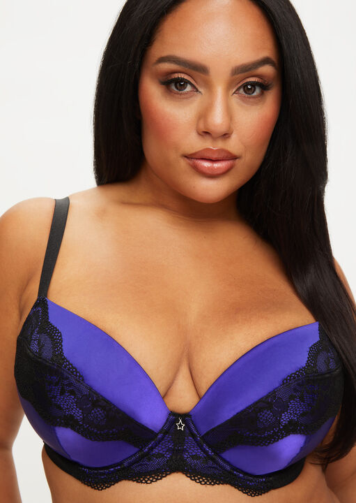 Infatuation Fuller Bust Padded Plunge Bra image number 1.0