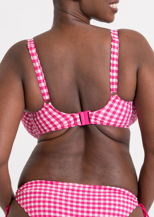 Holiday Check Wired Bikini Top  image number 3.0
