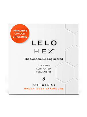 LELO Hex Condoms Original - 3 Pack