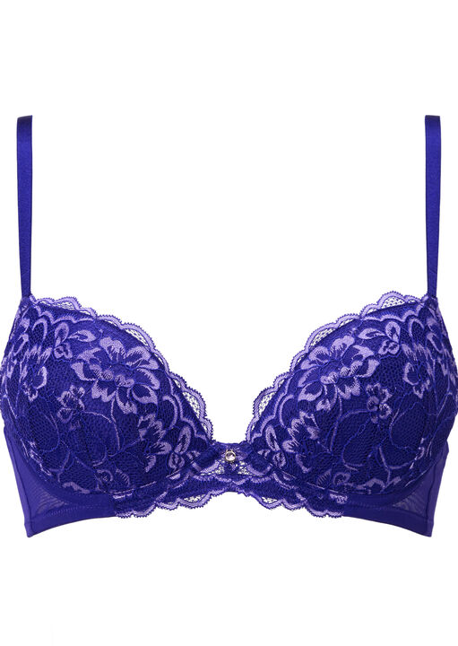 Sexy Lace Padded Plunge Bra image number 5.0