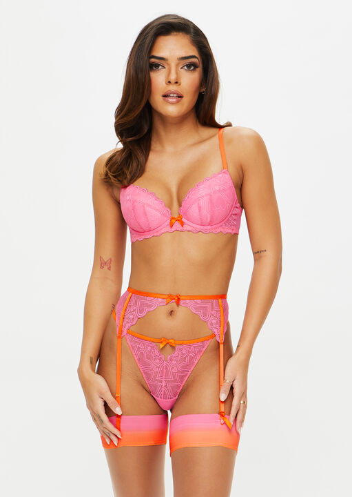 Heart To Heart Padded Plunge Bra image number 1.0