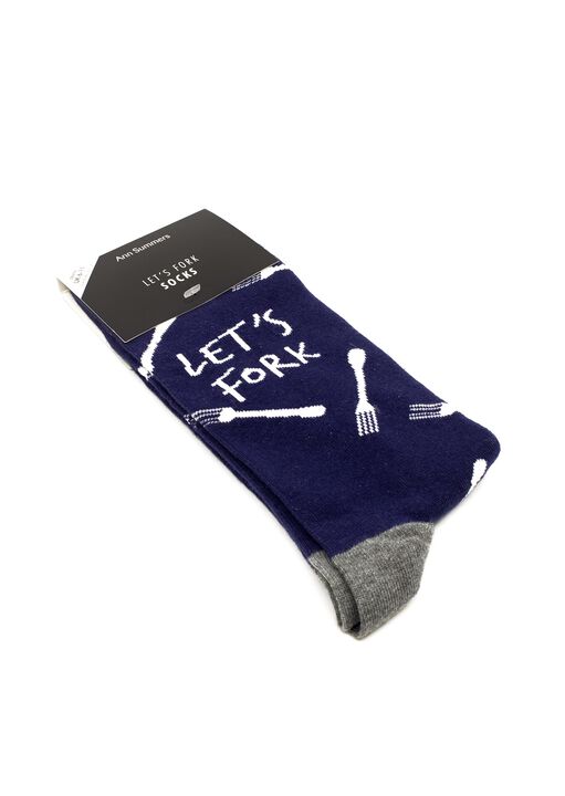 Lets Fork Men's Socks image number 5.0