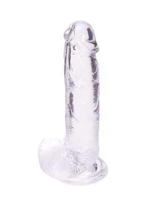 6 Inch Realistic Jelly Dildo with Suction Cup Base