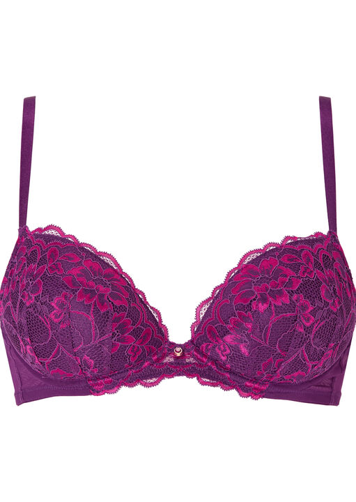 Sexy Lace Padded Plunge Bra image number 10.0