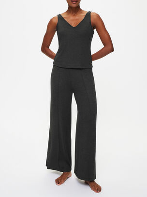 Marie Brushed Cami Top - Black