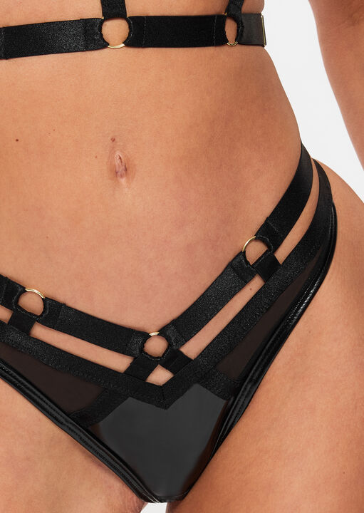 Minx Crotchless Thong image number 2.0