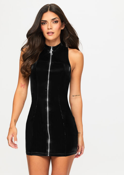 Wicked Temptations PU Dress image number 7.0