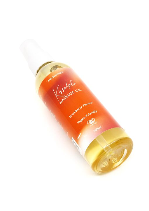 Strawberry Kissable Massage Oil 100ml image number 1.0
