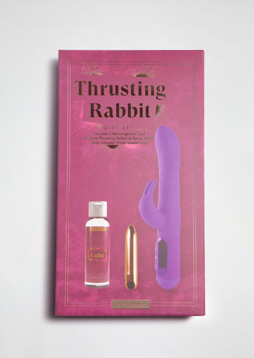 Thrusting Rampant Rabbit Vibrating 2 Piece Gift Set image number 6.0