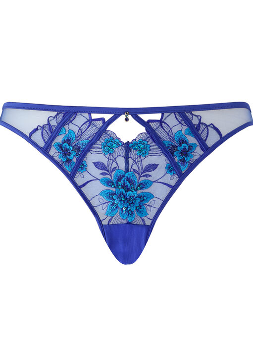 Neon Moon Embroidered Brazilian Knickers image number 4.0