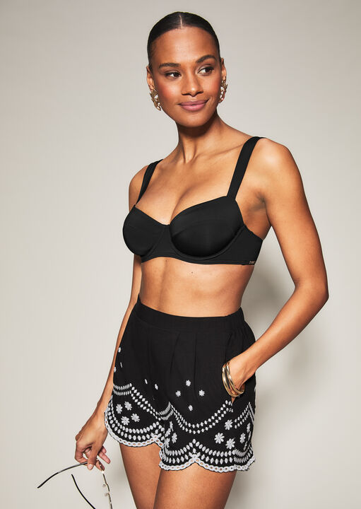 Knickerbox Broderie Floral Embroidered Cami Top & Shorts Set image number 4.0
