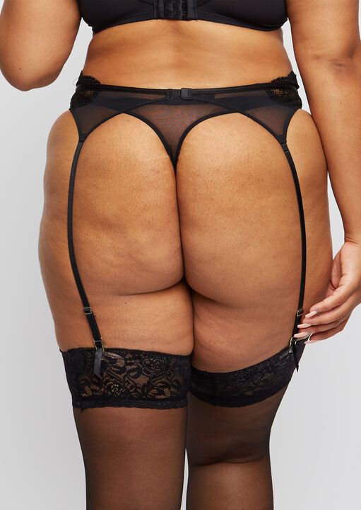 Sexy Lace Sustainable Suspender Belt image number 3.0
