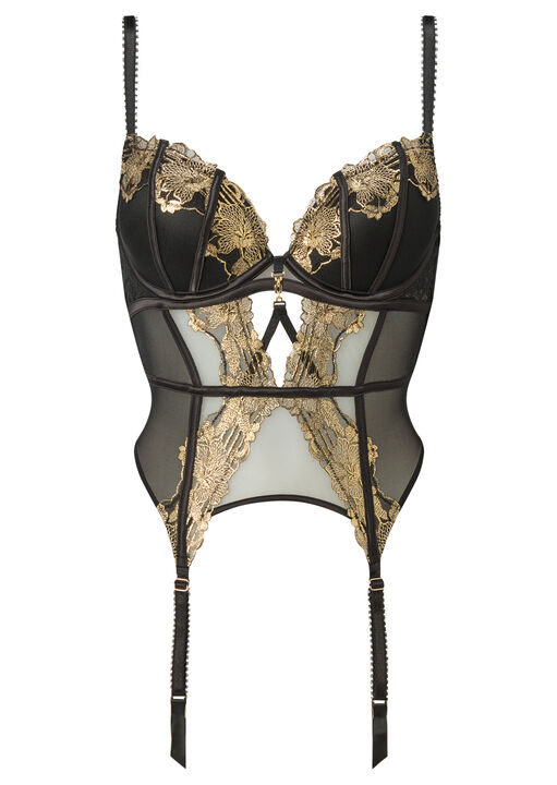 Caged Lily Padded Basque image number 6.0