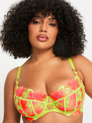 Paradise Glow Non Padded Fuller Bust Balcony Bra