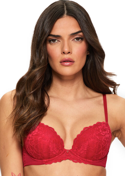 Sexy Lace Padded Plunge Bra 2 Pack image number 2.0