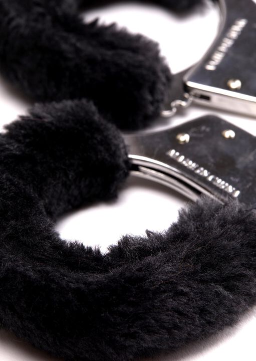 Faux Fur Plush Handcuffs image number 2.0